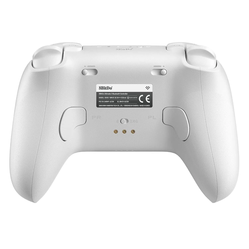 [19880] Control 8BitDo Ultimate 2 Bluetooth - 2.4G - Base de Carga - Switch - Blanco - 80ND
