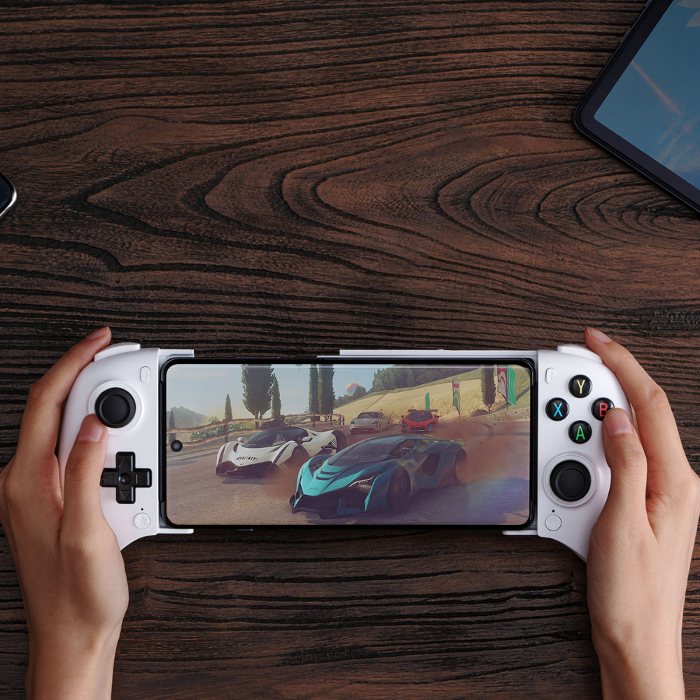 [19899] Control 8BitDo Ultimate Mobile Gaming - para Android - Bluetooth - Blanco - 80LB, Hall Effect Joysticks and Hall Triggers 