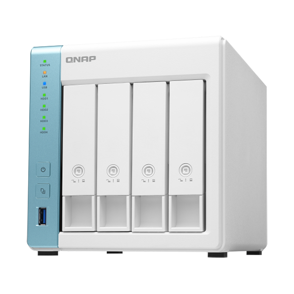 Servidor NAS QNAP TS-431K 4 Slot 3.5"/2.5", 4 Nucleos, 1GB Ram