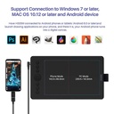 Tableta Grafica Digital Huion Inspiroy  2en1 H320M-B