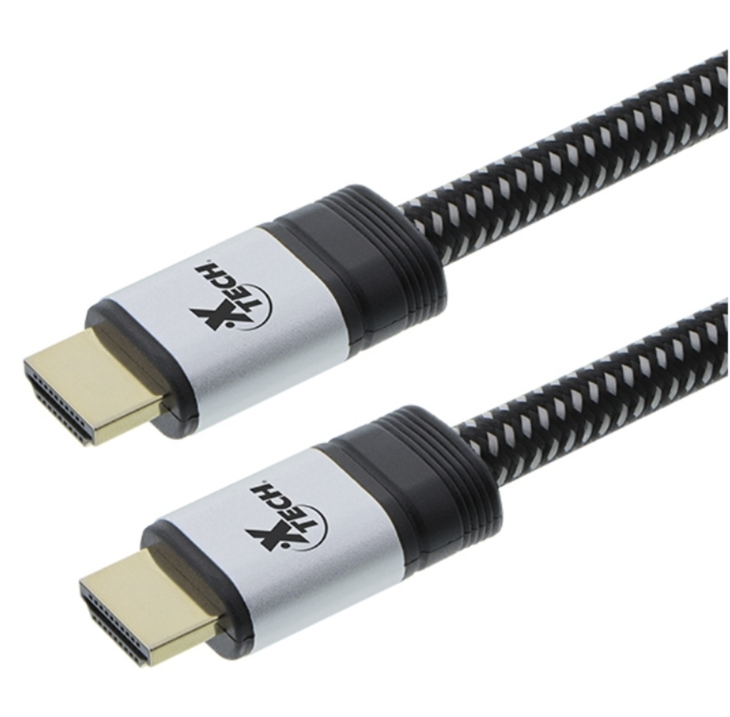 Adaptador Xtech HDMI m to HDMI m High Speed  Cable 6FT (1.80 METROS), XTC-626