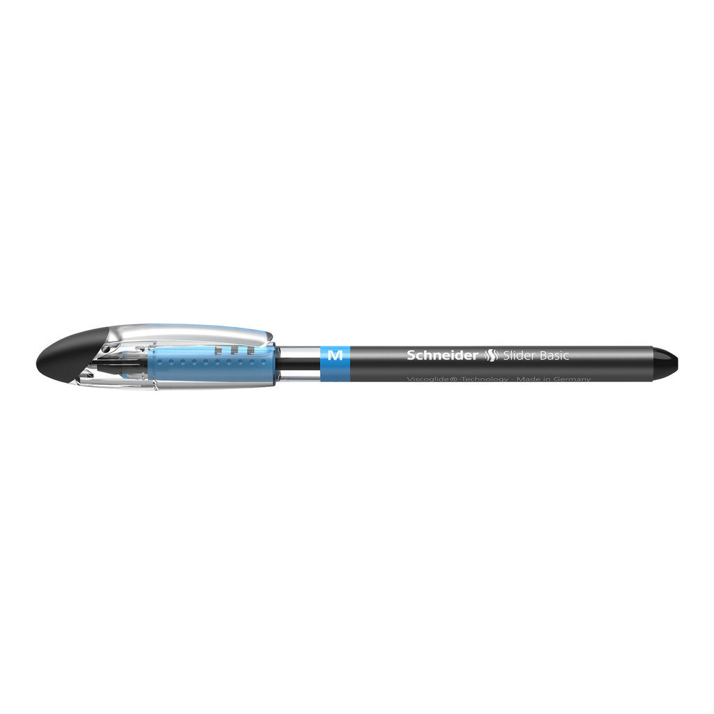 Bolígrafo Ballpoint Slider Basic Mediano Azul Schneider Made in Germany