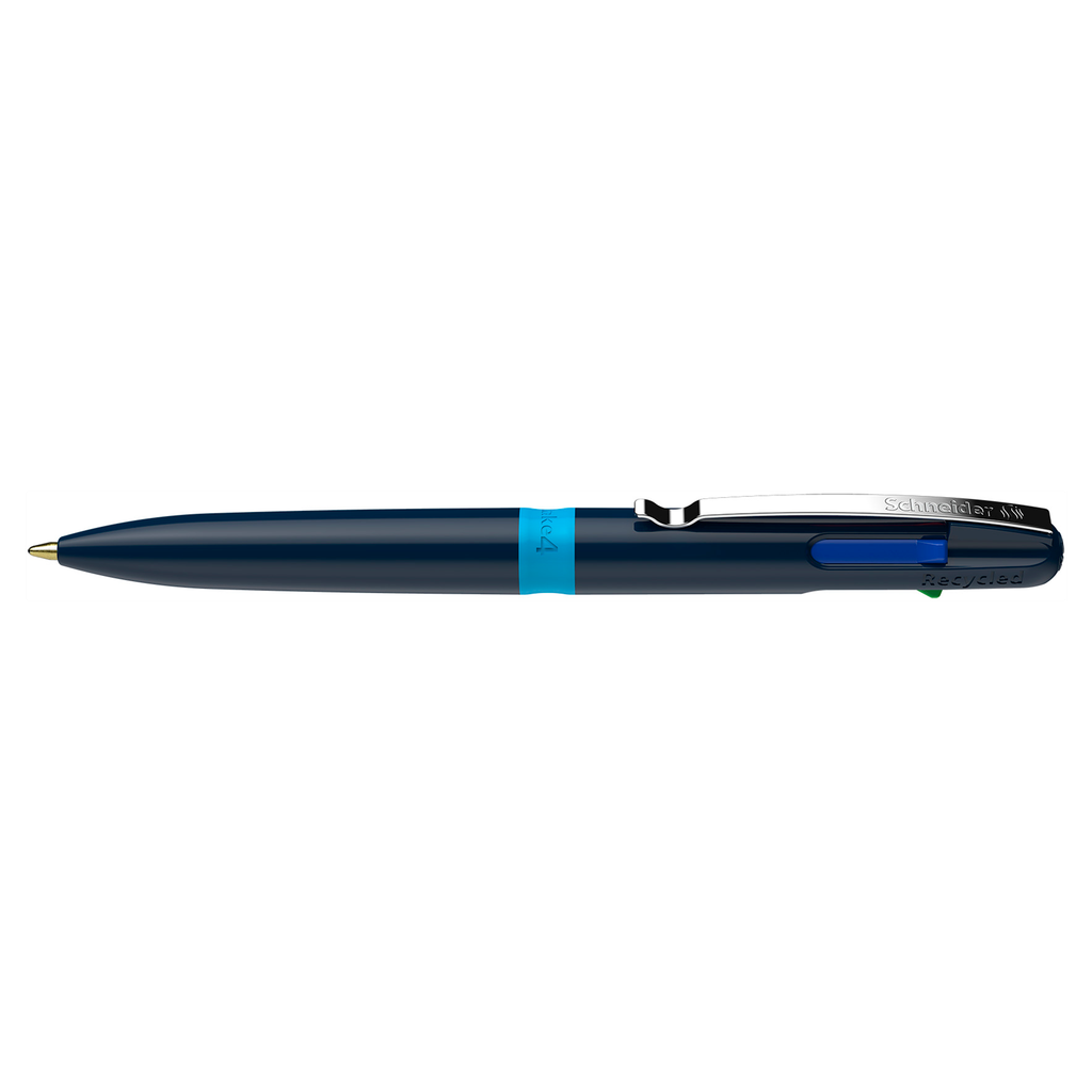 Bolígrafo Cuatro Tintas En Una Ballpoint Take 4 Schneider Azul Made in Germany