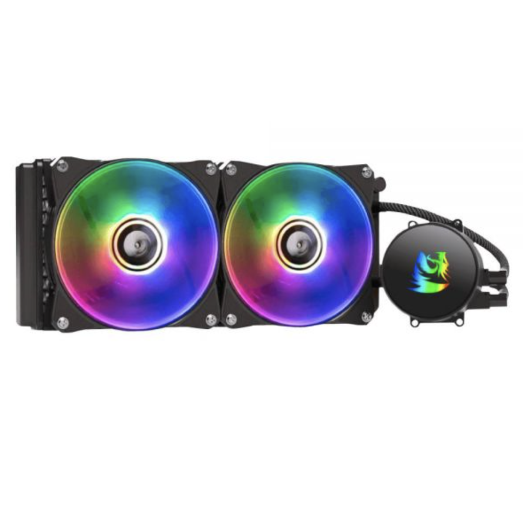 Enfriamiento Liquido CPU Redragon CCW-3000 Effect X RGB TDP 140W (dual 120mm fan)