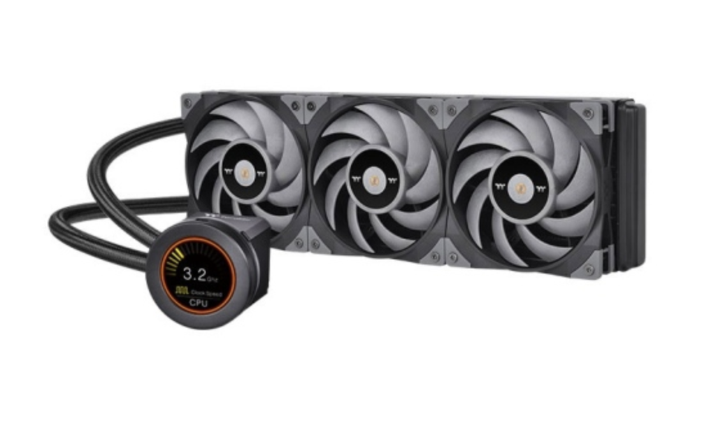 ENFRIAMIENTO LIQUIDO Tt TOUGHLIQUID Ultra 360/All-In-One Liquid Cooling System/Water Block 2.1inch LCD/Fan 120*3/PWM 500~2500rpm/Gray