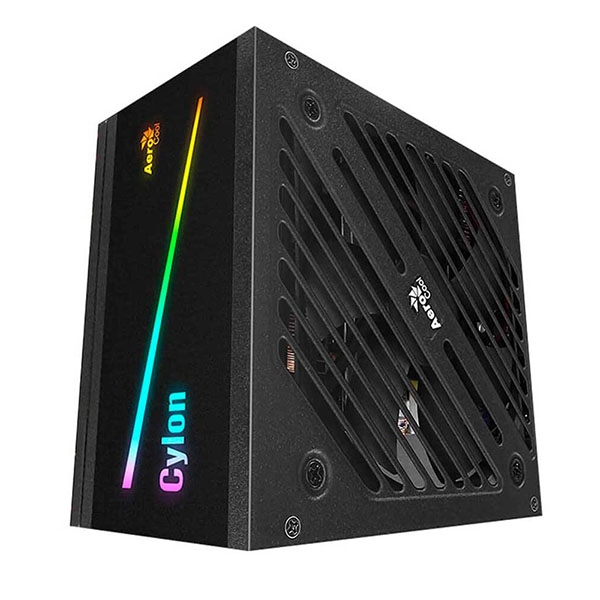Fuente de Poder AeroCool  Cylon 600w RGB 80 Plus Bronce