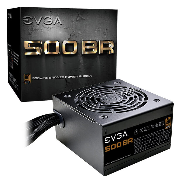 Fuente de poder EVGA 500BR 80+ Bronce 500W
