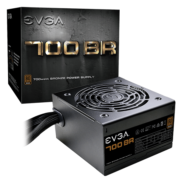 Fuente de poder EVGA 700W 80+ Bronce 100-BR-0700-K1