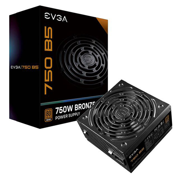 Fuente de Poder EVGA B5 80+ Bronze Modular 750w EV-B5750V1