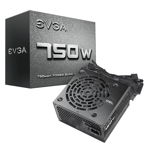 Fuente de poder EVGA N1, 750W ATX, 120mm