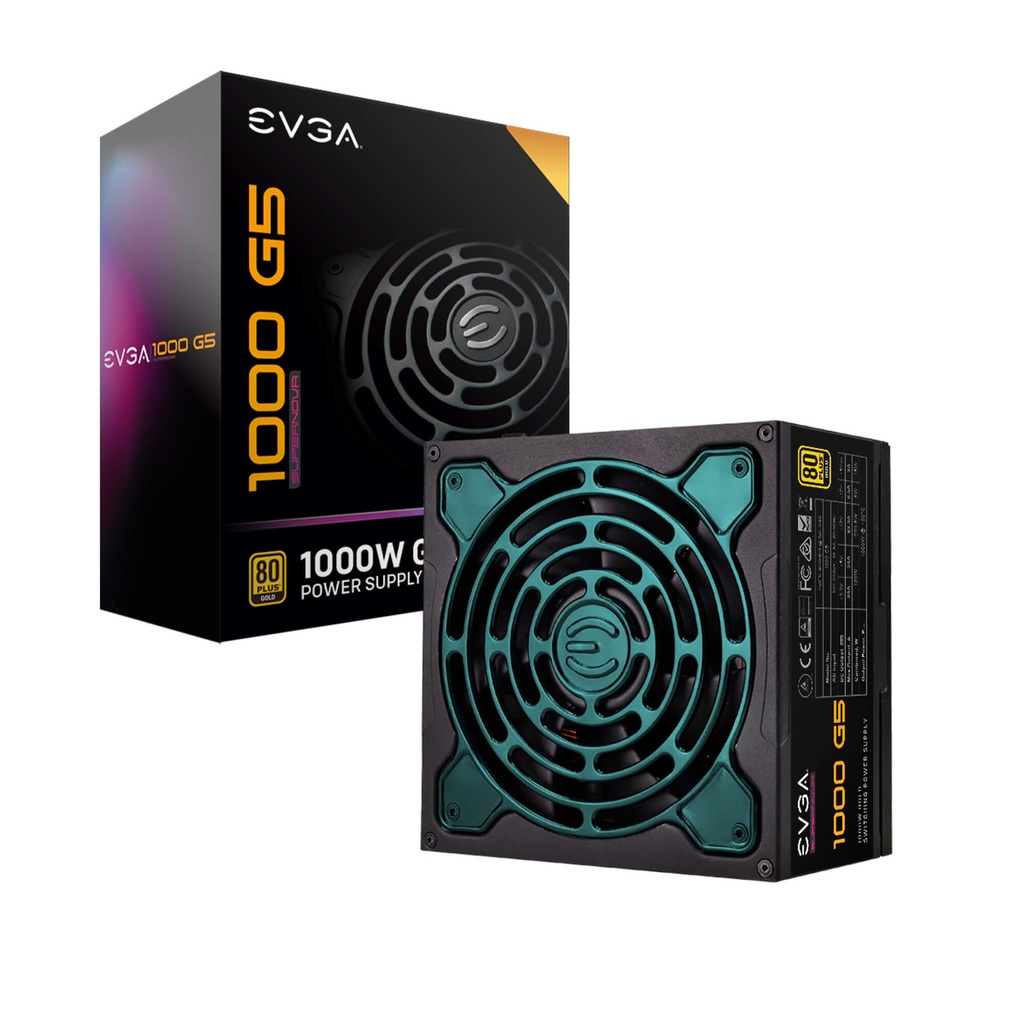 Fuente de Poder EVGA SuperNOVA 1000 G5 80 Plus Gold 1000W Fully Modular