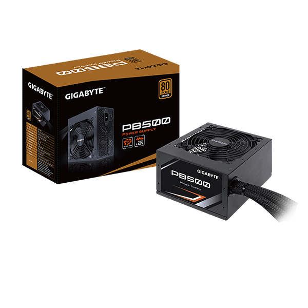 Fuente de Poder GIGABYTE  PB500 500W 80+ Bronze