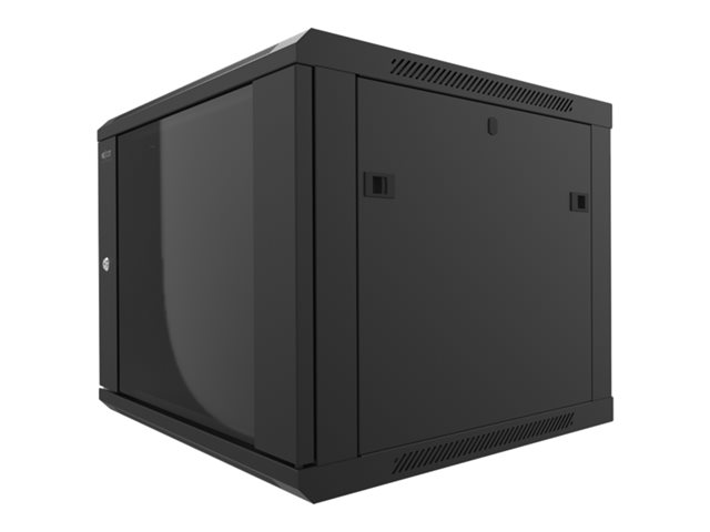 Gabinete Nexxt NPC-P9U65B instalable en pared - RAL 9005, negro barniz, 9U 19"