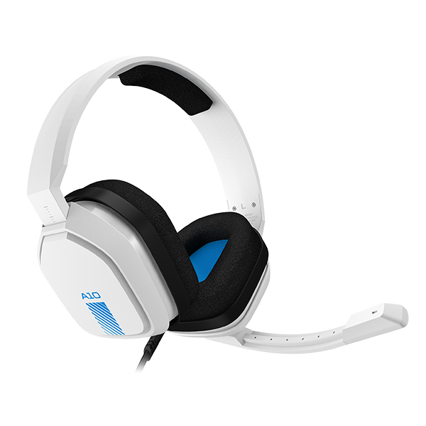 Headset Gaming ASTRO A10 PS5/PS4/NS White Jack 3.5mm