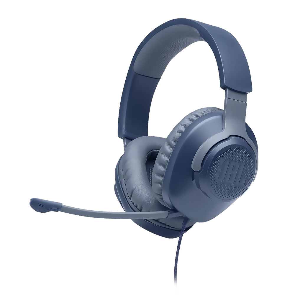 Headset Gaming JBL Quantum 100 -  3.5mm Azul