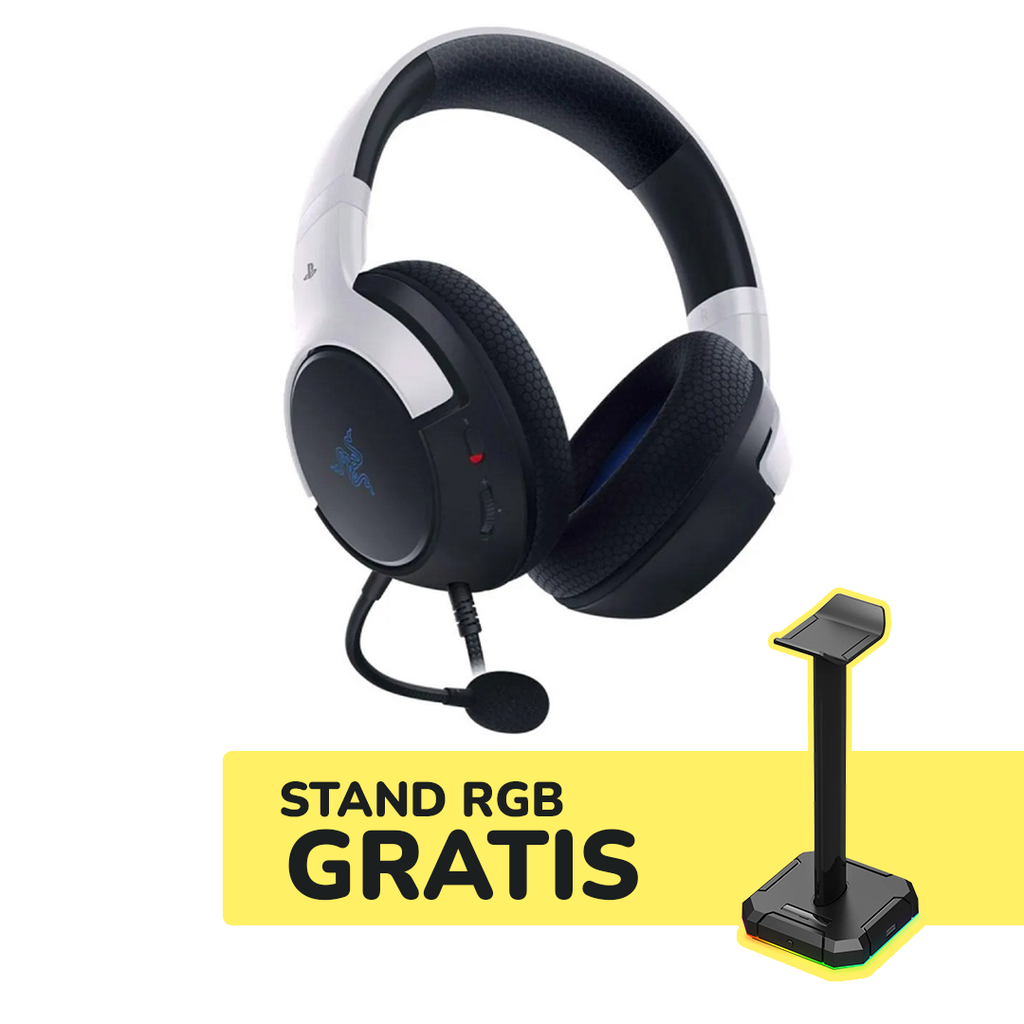 Headset Gaming Razer Kaira X Edition PS5 Wired RZ04-03970700-R3U1 Gratis Stand RGB