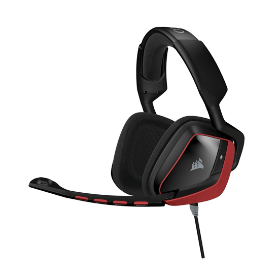 Headset Gaming VOID Surround Hybrid 7.1 Dolby 3.5mm, Rojo Corsair