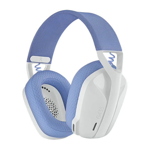 Headset  Logitech G435 White BT Lightspeed 10 mt.  Bateria 18 hs. 981-001073