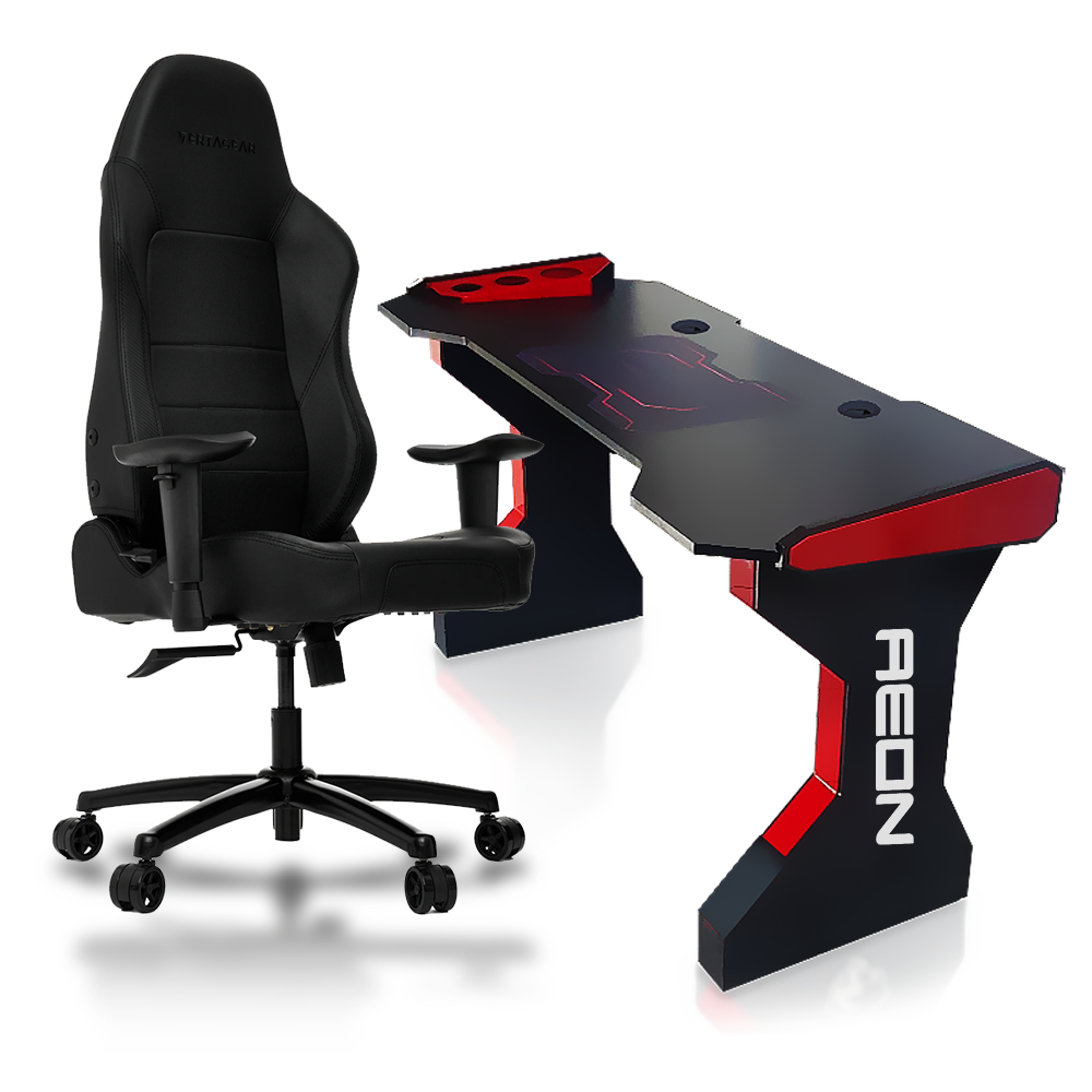 KIT Gaming Escritorio Aeon + Silla PL1000 VertaGears