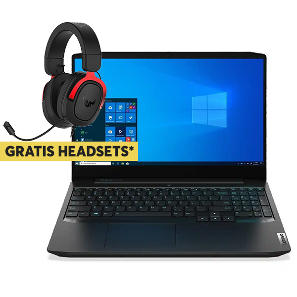 KIT Laptop Lenovo IdeaPad Gaming 3 i5-10300H, 8GB DDR4, 512GB M.2, 15.6" FHD IPS, GTX 1650Ti 4GB + HEADSET GRATIS
