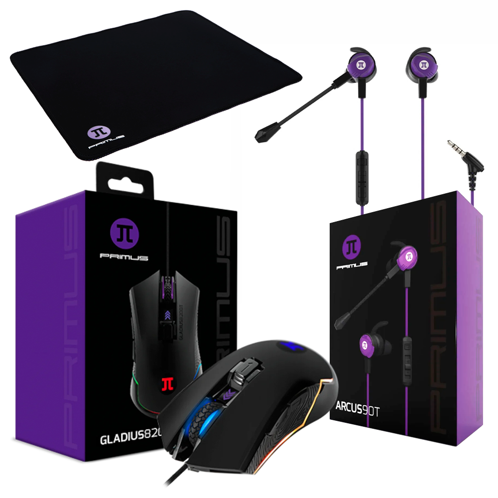 KIT Primus | Mouse, Mousepad y Auriculares