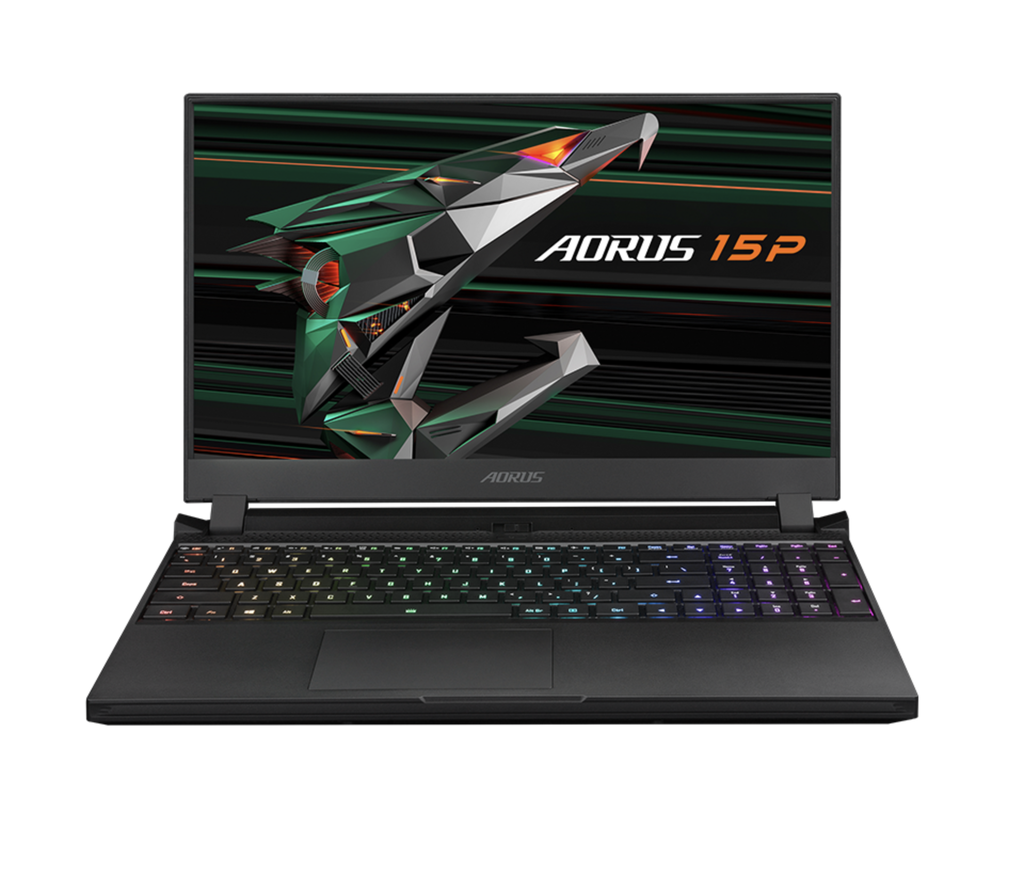 Laptop Gigabyte  AORUS 15P 11th Gen Intel® Core™ i7-11800H (2.3GHz~4.6GHz) RTX 3060P, GDDR6 6gb 16gb Gen4 512gb(5K) Win10 Home AORUS 15P KD-72LA223SH