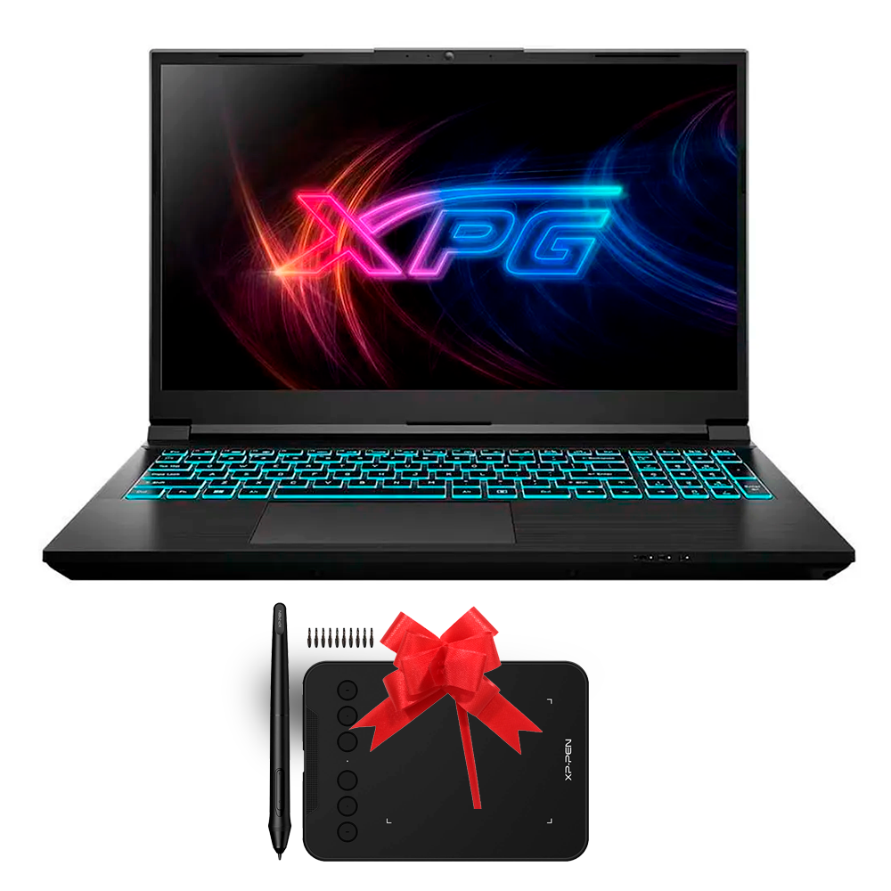 LAPTOP XENIA XPG 15G 15" i7-12650H, RAM 16GB, 512GB SSD, RTX 4060 8GB - Gratis XP PEN Deco mini 4