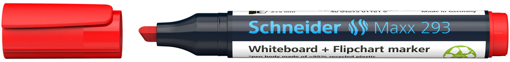 Marcador para Pizarron Maxx 293 Schneider Rojo Made in Germany