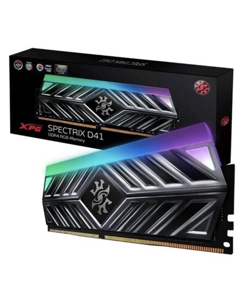 Memoria Ram ADATA ADATA 8GB DDR4 3200Mhz  COLOR RED SPECTRIX D41 AX4U32008G16A-ST41