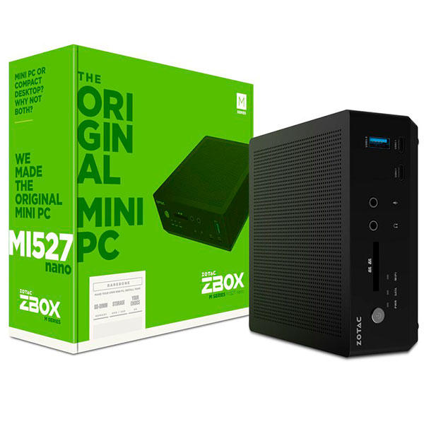 Mini PC Zbox MI527 Nano Intel i3-7100U Wifi, BT Zotac Barebone
