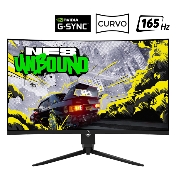 Monitor Gaming CheckPoint Curvo 27" 1080p,165Hz, G-Sync MOX-250