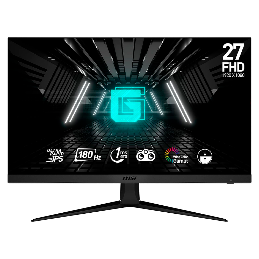Monitor MSI G2712F 27" pulgadas, Panel IPS Ultra de 1920x1080, 180 Hz, 1ms, Adaptive Sinc, x2 HDMI, x1 DP, x1, True color, Night vision