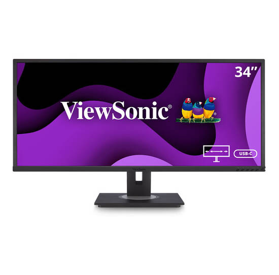 Monitor ViewSonic UltraWide VG3456 34" WQHD 3440 x 1440 21:9 HDMI, Display Port  60hz VS18575 -Sin Caja - RF