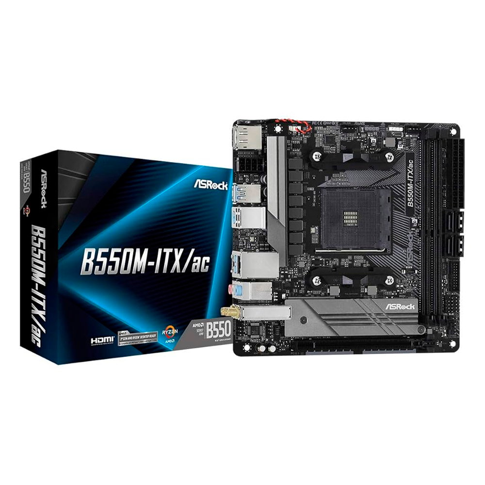Motherboard ASRock B550M-ITX/AC AM4 DDR4 WIFI Y BLUETOOTH