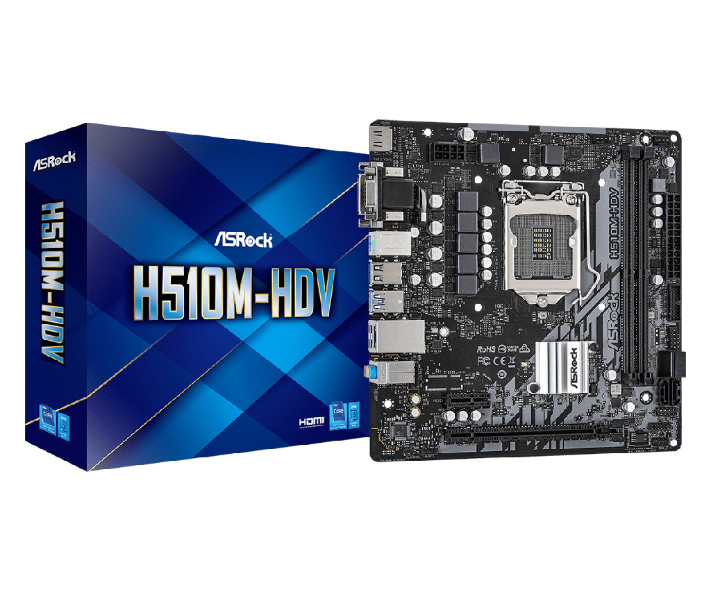 Motherboard ASROCK H510M-HDV LGA 1200 10th/11th