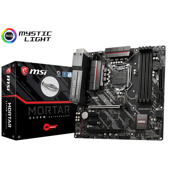 Motherboard Gaming MORTAR Z370M Micro ATX DDR4 4000Mhz OC MSI