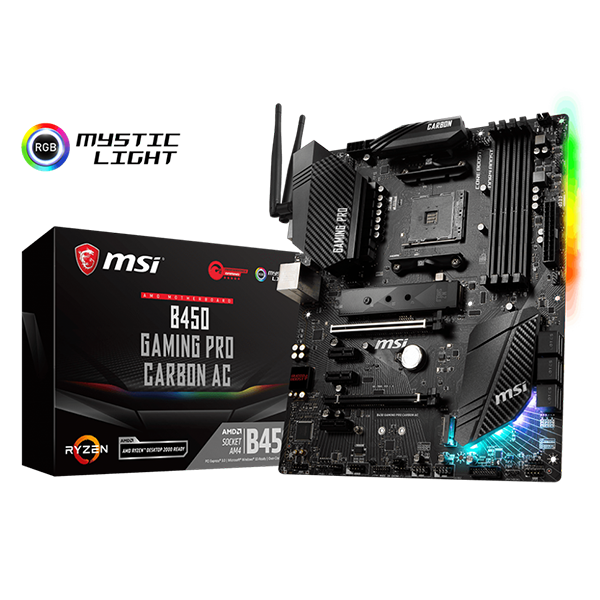 Motherboard MSI B450 Gaming PRO Carbon Ryzen AM4 DDR4