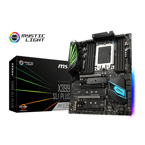 Motherboard MSI X399 SLI Plus Socket TR4 Ryzen® Threadripper™ AMD®