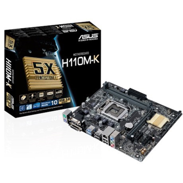 Motherboards H110M-K Micro ATX DDR4 LGA 1151