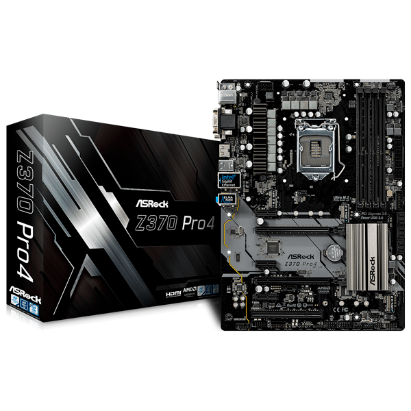 Motherboard Z370 Pro4 DDR4 ATX 1151 Asrock