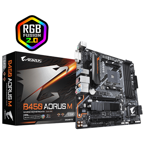 Motherboard Gigabyte B450 Aorus M Hybrid Digital PWM, M.2 with