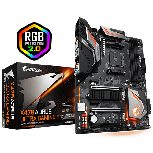 Motherboard Gigabyte X470 Aorus ULTRA with 8+3 Hybrid Digital 