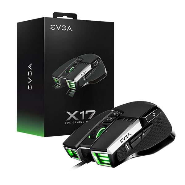 Mouse Gaming EVGA X17 USB Black 903-W1-17BK-KR