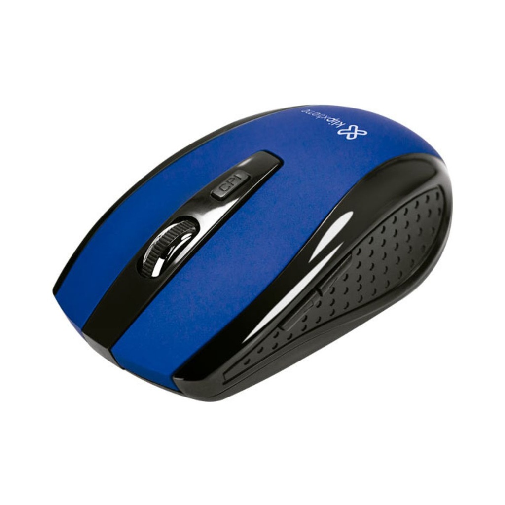 Mouse Inalámbrico Klip Xtreme Klever, 2.4Ghz, Azul, KMW-340BL