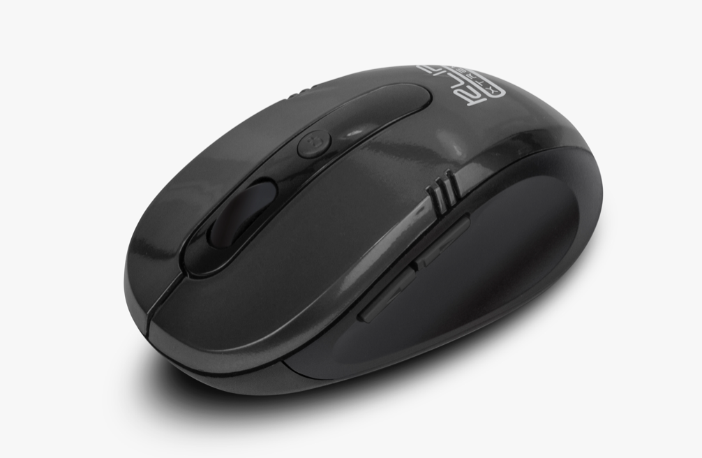Mouse KlipX KMW-330BK Mouse 6-button Opt  1600dpi Wireless Black KMW-330BK
