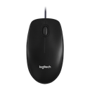 Mouse Logitech M100 Optico 3 Botones Cable USB Negro