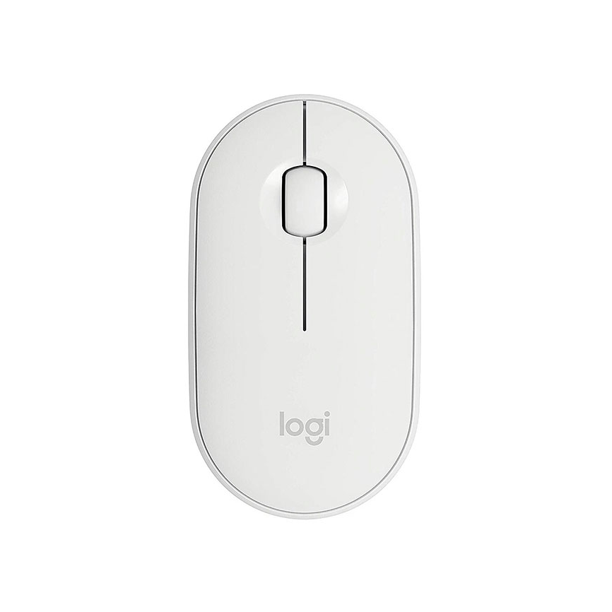 Mouse Logitech M350 Pebble Wireless Off-White 910-005770