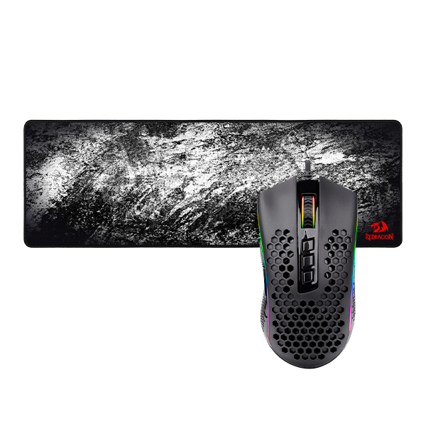 Mouse Pad Redragon P018 Taurus XXL y Mouse Redragon Storm