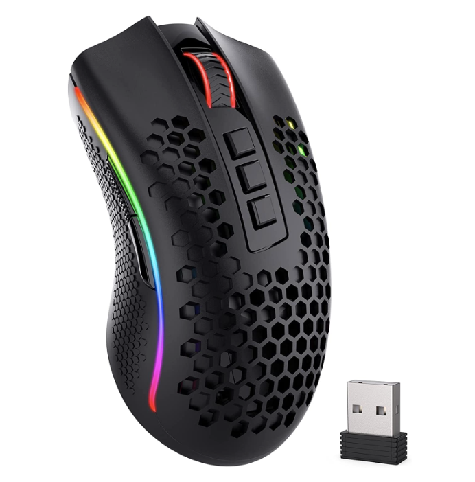 MOUSE REDRAGON GAMING STORM PRO INALAMBRICO NEGRO