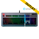 [OUTLET] Teclado Gaming Thermaltake LEVEL 20 Titanium Edition Cherry MX Speed RGB Silver, Control de voz